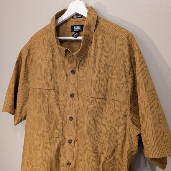 Duluth Trading AKHG Sandstone Relaxed Shirt Fishing Hiking Camping - Size 2XLT - Picture 3 of 14